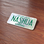Nashua New Hampshire License Plate Sticker