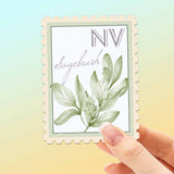 Nevada State Flower Sagebrush Sticker - NV Vintage Stamp Decal