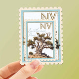 Nevada State Tree Bristlecone Pine Sticker - NV Vintage Stamp Decal