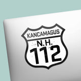New Hampshire Kancamagus Highway 112 Road Sign Sticker