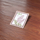 New Hampshire State Flower Lilac Sticker - NH Vintage Stamp Decal