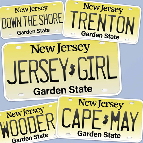 All New Jersey License Plate Sticker Options