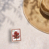 New Jersey State Tree Red Oak Sticker - NJ Vintage Stamp Decal