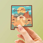 Desert Landscape New Mexico Bumper Sticker