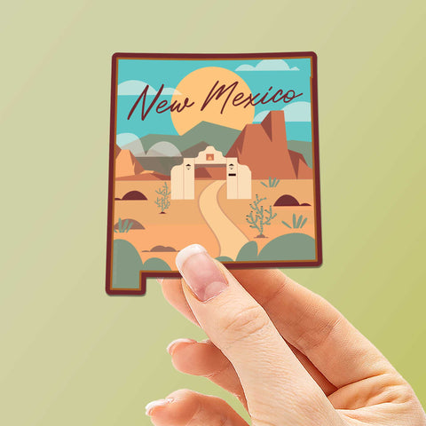 Desert Landscape New Mexico Bumper Sticker