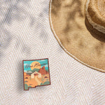 Desert Landscape New Mexico Sticker Outdoors on Beach Blanket