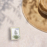 New Mexico State Flower Yucca Sticker - NM Vintage Stamp Decal