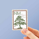 New Mexico State Tree Piñon Pine Sticker - NM Vintage Stamp Decal