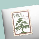 New Mexico State Tree Piñon Pine Sticker - NM Vintage Stamp Decal