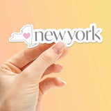 Cute Heart New York Sticker 