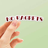 No Ragrets Sticker