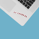 No Ragrets Sticker on Laptop
