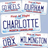 North Carolina License Plate Stickers