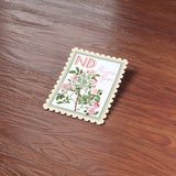 North Dakota State Flower Prairie Rose Sticker - ND Vintage Stamp Decal