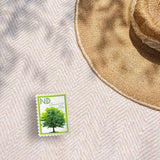 North Dakota State Tree American Elm Sticker - ND Vintage Stamp Decal