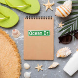 Ocean Drive Miami Sticker - Florida Street Sign Decals