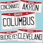 Ohio License Plate Stickers for Hydroflask