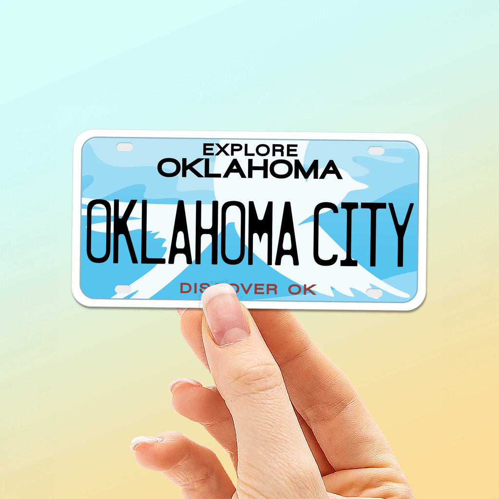 Oklahoma License Plate Stickers - Choose Your OK City – Sentinel Supply