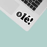 Olé Soccer Sticker - Sports Chant Decal for Water Bottle