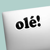Olé Soccer Sticker - Sports Chant Decal for Water Bottle