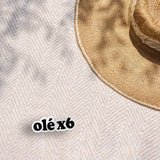 Olé x6 Soccer Sticker - Sports Chant Decal for Water Bottle