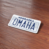 Nebraska License Plate Bumper Stickers - Choose Your NE City or Phrase Decal