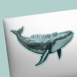 Orcas Island Washington Humpback Whale Sticker