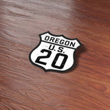 Oregon Highway 20 Road Sign Sticker