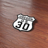 Oregon Highway 30 Road Sign Sticker - Columbia River Hwy