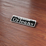 Orleans Street New Orleans Sticker - Louisiana Decals