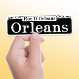 Orleans Street New Orleans Sticker - Louisiana Decals