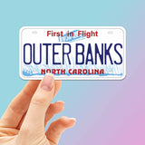 Outer Banks North Carolina License Plate Decals