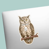 Great Horned Owl Birdwatching Sticker - Cool Bird Decal