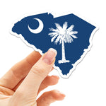 South Carolina Palmetto Flag Car Magnet 