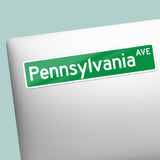 Pennsylvania Avenue Washington DC Street Sign Sticker