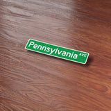 Pennsylvania Avenue Washington DC Street Sign Sticker