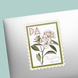 Pennsylvania State Flower Mountain Laurel Sticker - PA Vintage Stamp Decal