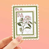 Pennsylvania State Flower Mountain Laurel Sticker - PA Vintage Stamp Decal