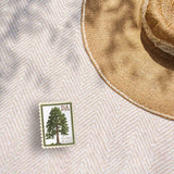 Pennsylvania State Tree Eastern Hemlock Sticker - PA Vintage Stamp Decal