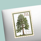 Pennsylvania State Tree Eastern Hemlock Sticker - PA Vintage Stamp Decal