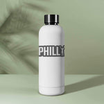 Philly Rocky Sticker on Water Bottle