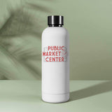 Pikes Place Seattle Sticker on Water Bottle