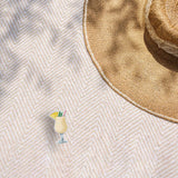 Pina Colada Sticker - Mini Rum Drink Decal