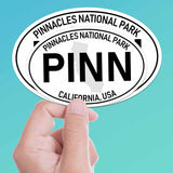 Pinnacles National Park White Oval Bumper Sticker