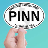 Pinnacles National Park White Oval Bumper Sticker