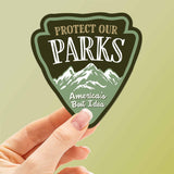 Protect Our Parks Decal for Hydroflask Water Bottle