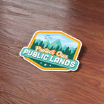 Protect Our Public Lands Sticker