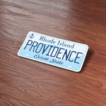 Providence Rhode Island License Plate Stickers