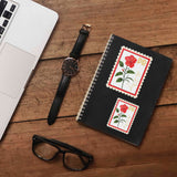 Puerto Rico National Flower Flor de Maga Sticker - PR Vintage Stamp Decal