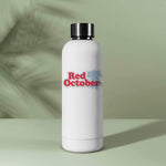 Red October Philadelphia Sports Sticker on Water Bottle